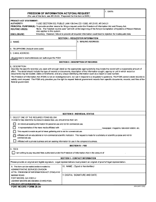 信息自由法案 (FOIA) 请求